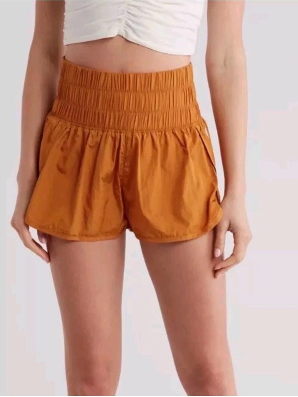 Free People Movement The Way Home Athletic Short Russet Orange Size XS